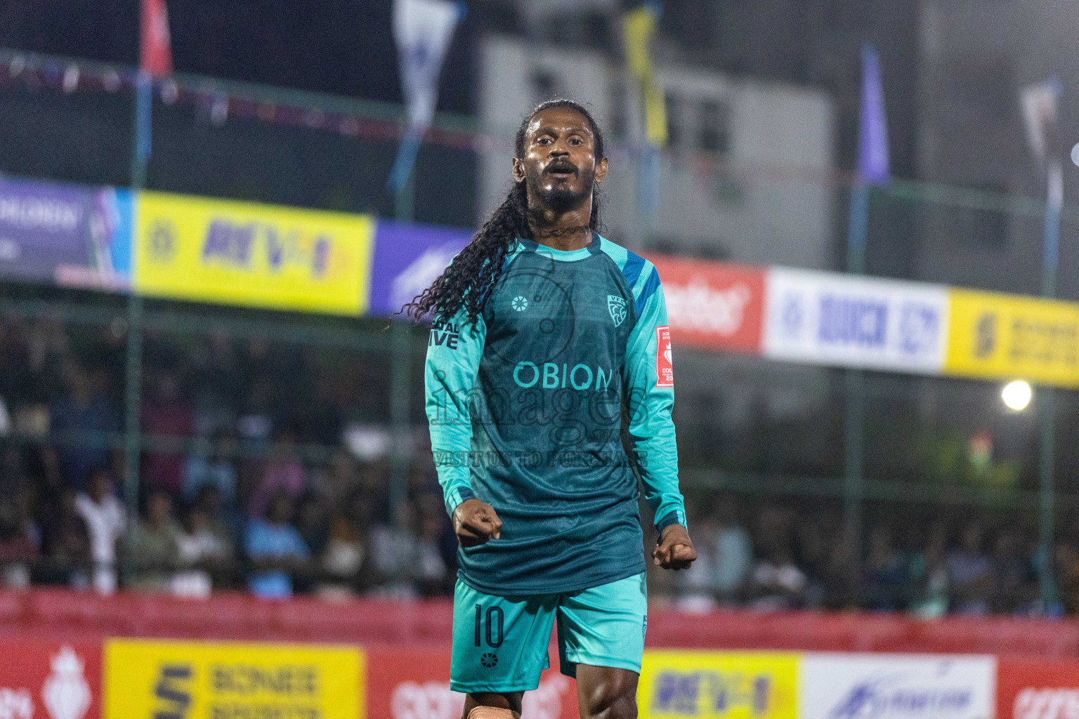 GDh Hoandedhdhoo vs GDh Vaadhoo in Day 17 of Golden Futsal Challenge 2024 was held on Wednesday, 31st January 2024, in Hulhumale', Maldives Photos: Nausham Waheed / images.mv