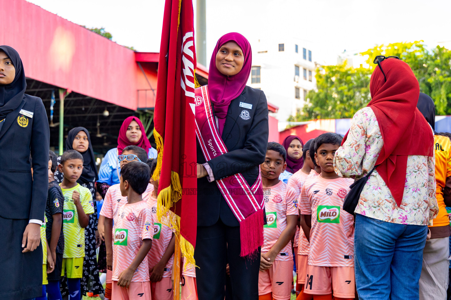 Day 2 of MILO Kids Football Fiesta was held at National Stadium in Male', Maldives on Saturday, 24th February 2024.