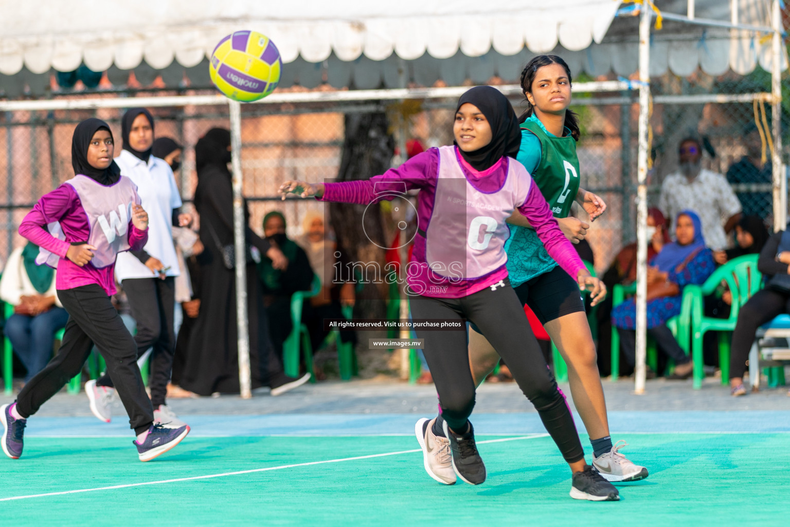 Junior Netball Championship 2022 - Under 14 Final U14 final of Junior Netball Championship 2022 held in Male', Maldives on Friday, 18th March 2022. Photos by Ismail Thoriq