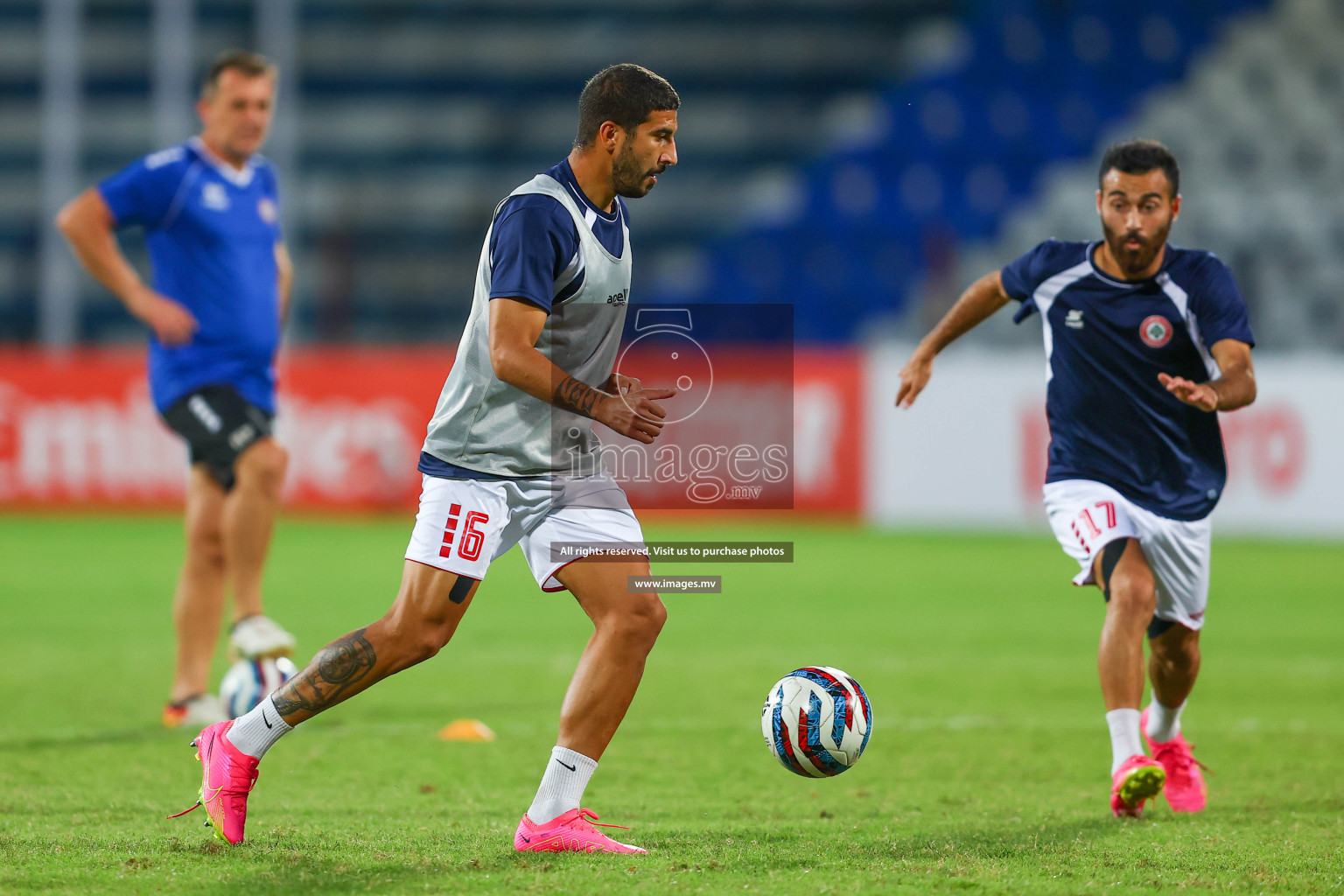 Bhutan vs Lebanon in SAFF Championship 2023 held in Sree Kanteerava Stadium, Bengaluru, India, on Sunday, 25th June 2023. Photos: Nausham Waheed / images.mv