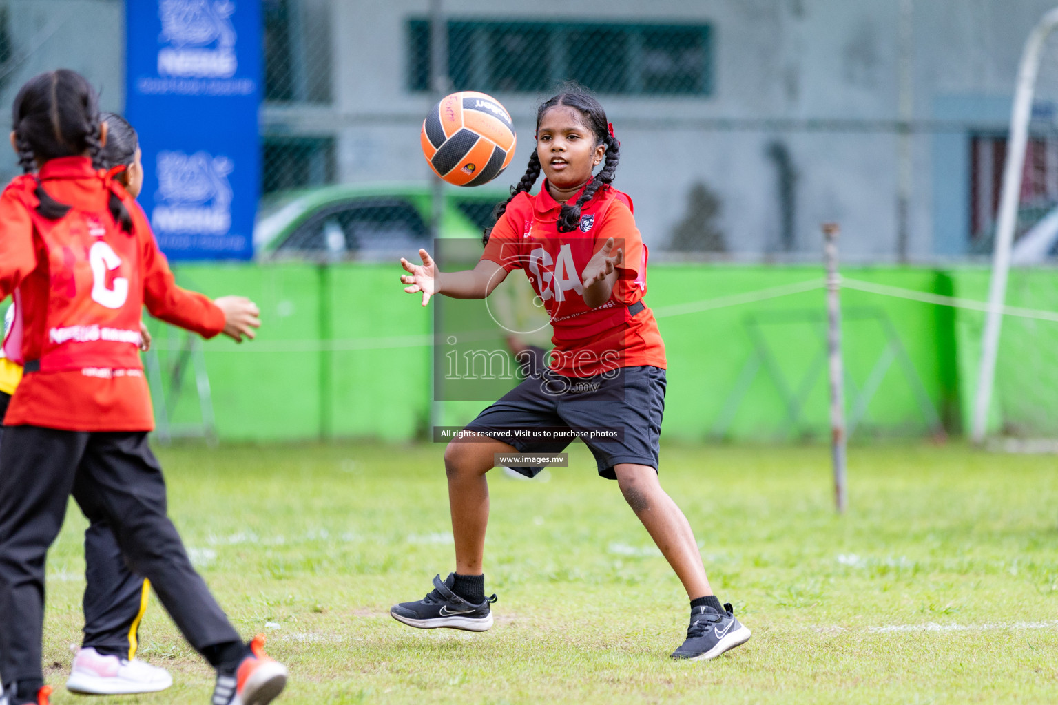 Day 1 of Nestle' Kids Netball Fiesta 2023 held in Henveyru Stadium, Male', Maldives on Thursday, 30th November 2023. Photos by Nausham Waheed / Images.mv