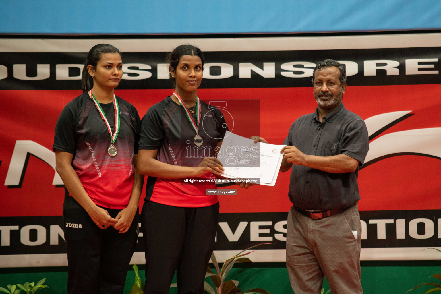 47th National Badminton Tournament 2021 held from 10 to 14 November 2021 in Male' Sports Complex, Maldives