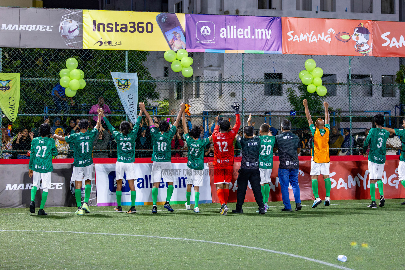 TEAM BADHAHI vs THAULEEMEE GULHUN in Club Maldives Classic 2024 held in Rehendi Futsal Ground, Hulhumale', Maldives on Monday, 16th September 2024. Photos: Shu / images.mv