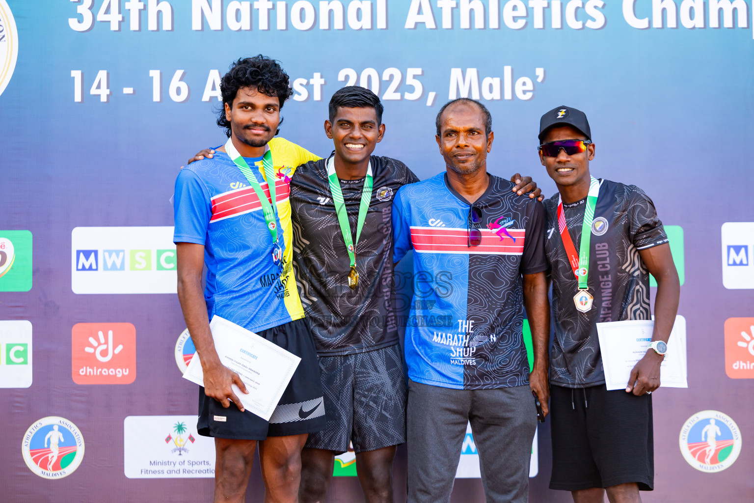 Day 3 of National Athletics Championship 2025 was held at Ekuveni Running Ground in Male', Maldives on Saturday, 16th August 2025. Photos: Nausham Waheed / images.mv
