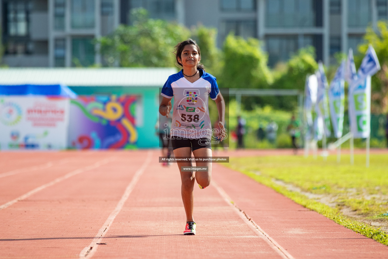 Day three of Inter School Athletics Championship 2023 was held at Hulhumale' Running Track at Hulhumale', Maldives on Tuesday, 16th May 2023. Photos: Nausham Waheed / images.mv