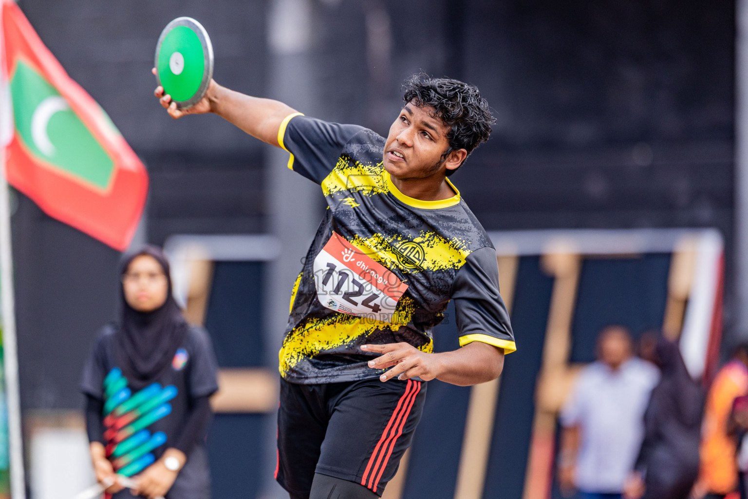 Day 4 of Inter-school Athletics Championship 2025 held in Ekuveni Synthetic Track, Male', Maldives on Thursday, 09th October 2025. Photos by: Areef Adam / Images.mv
