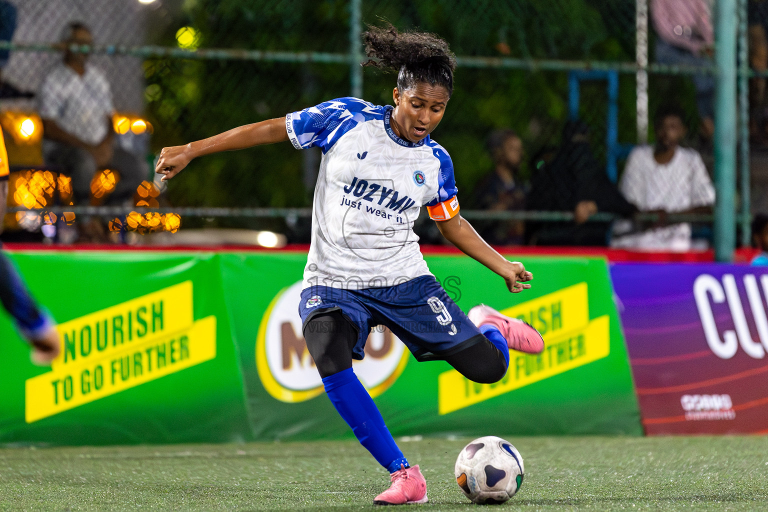 POLICE CLUB vs TEAM DHARUMAVANTHA in Eighteen Thirty 2024 held in Rehendi Futsal Ground, Hulhumale', Maldives on Monday, 9th September 2024. Photos: Mohamed Mahfooz Moosa / images.mv