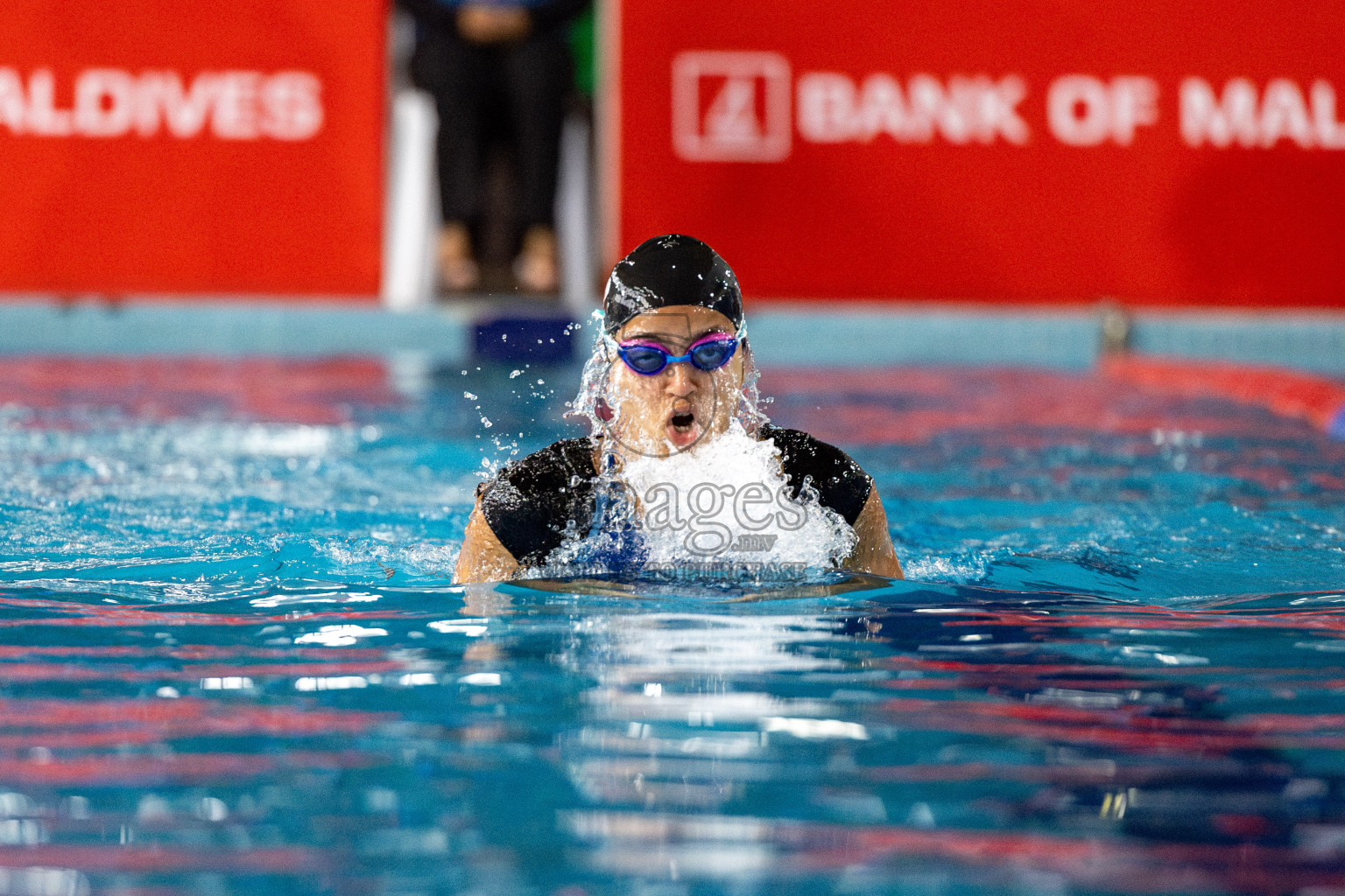 Day 5 of National Swimming Competition 2024 held in Hulhumale', Maldives on Tuesday, 17th December 2024. 
Photos: Hassan Simah / images.mv