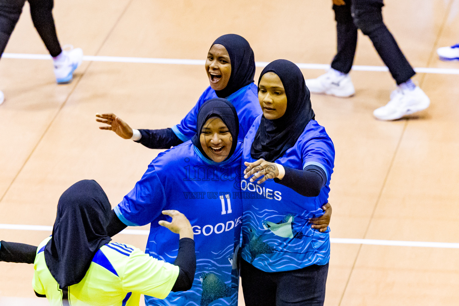 Day 3 of Women's Division of Milo VAM Cup 2024 held in Male', Maldives on Wednesday, 10th July 2024 at Social Center Indoor Hall Photos By: Nausham Waheed / images.mv