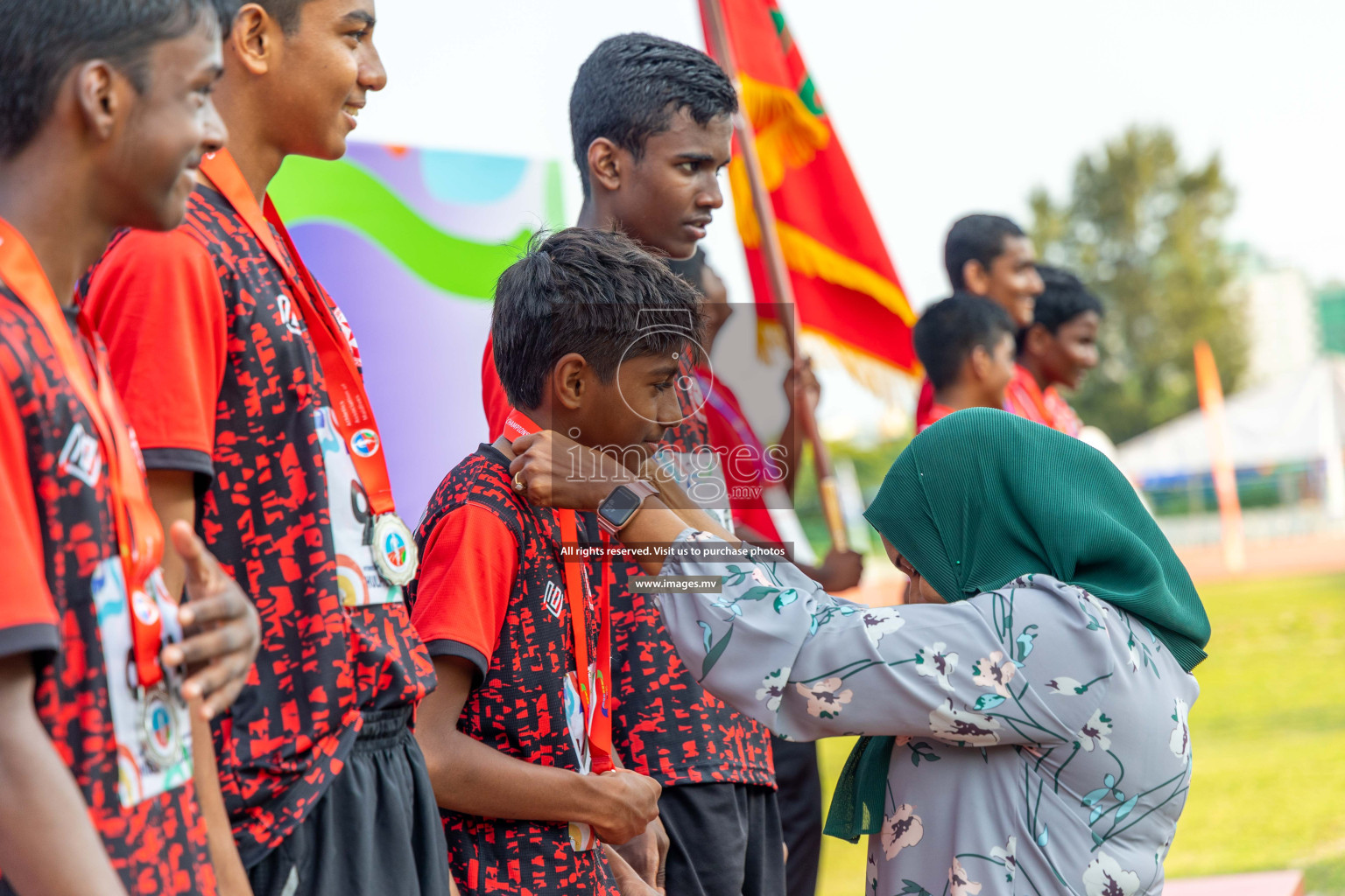 Final Day of Inter School Athletics Championship 2023 was held in Hulhumale' Running Track at Hulhumale', Maldives on Friday, 19th May 2023. Photos: Ismail Thoriq / images.mv