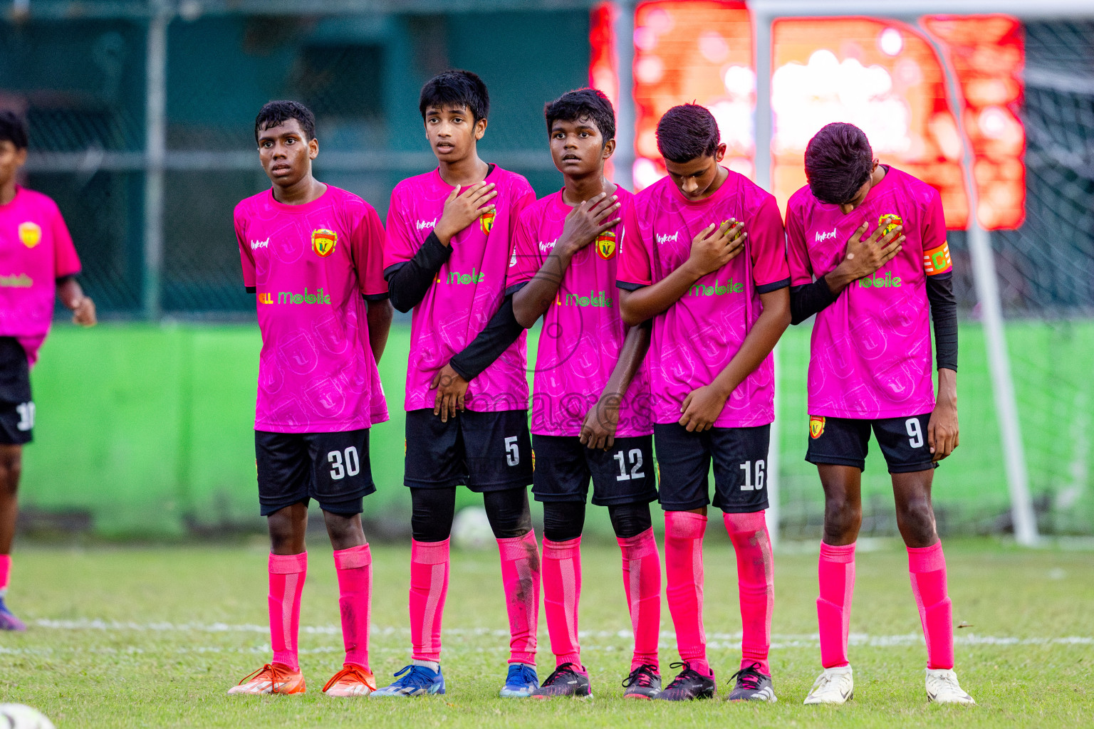 Under 14 United Victory vs Valancia on day 3 of Dhivehi Youth League 2024 held at Henveiru Stadium on Saturday, 23rd November 2024. Photos: Nausham Waheed/ Images.mv