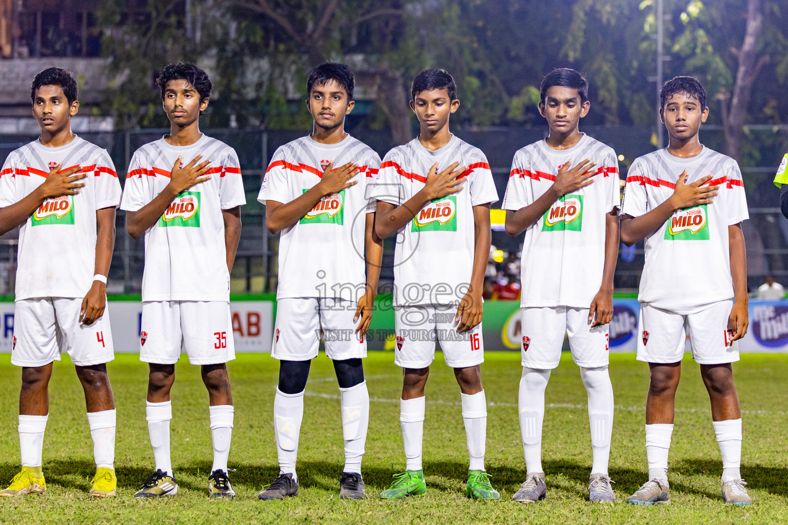 Under 14 Victory vs TC on day 3 of Dhivehi Youth League 2024 held at Henveiru Stadium on Saturday, 23rd November 2024. Photos: Nausham Waheed/ Images.mv