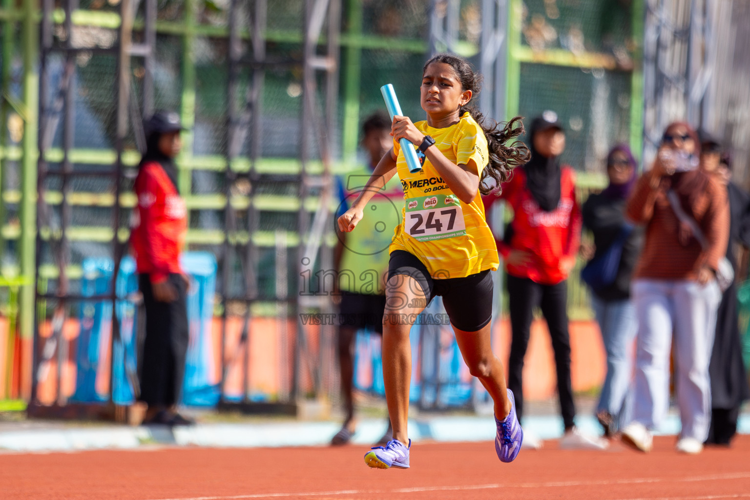 Day 3 of 12th Milo Association Championships was held in Ekuveni Track at Male', Maldives on Saturday, 26th April 2025. Photos: Ismail Thoriq / images.mv