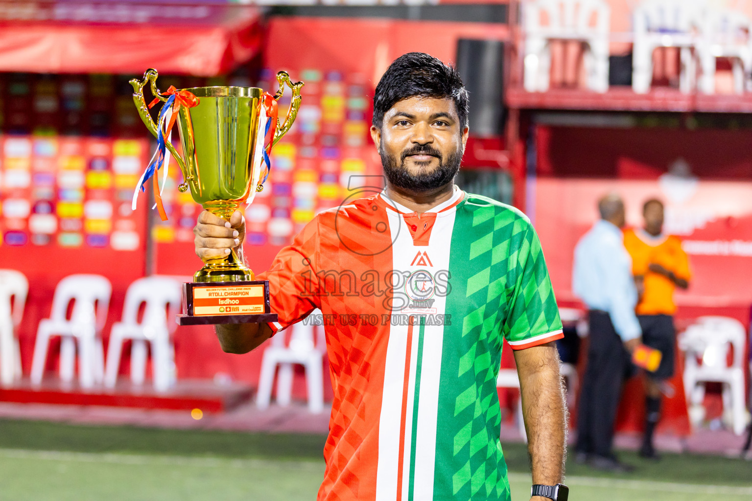L Gan vs L Isdhoo in Laamu Atoll Finals Day 26 of Golden Futsal Challenge 2025 was held on Thursday , 30th January 2025, in Hulhumale', Maldives. Photos: Nausham Waheed / images.mv