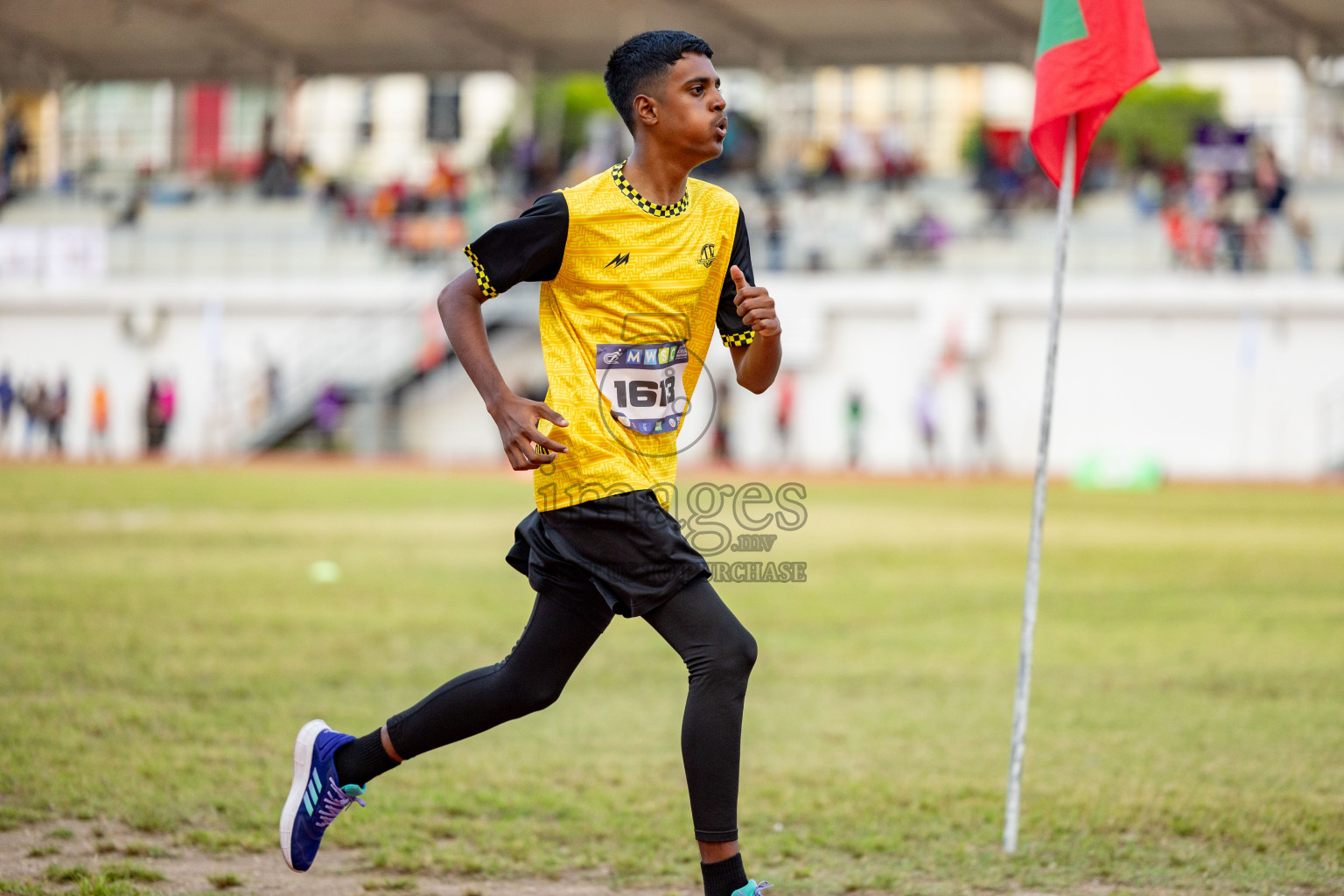 Day 2 of MWSC Interschool Athletics Championships 2024 held in Hulhumale Running Track, Hulhumale, Maldives on Sunday, 10th November 2024. 
Photos by: Hassan Simah / Images.mv