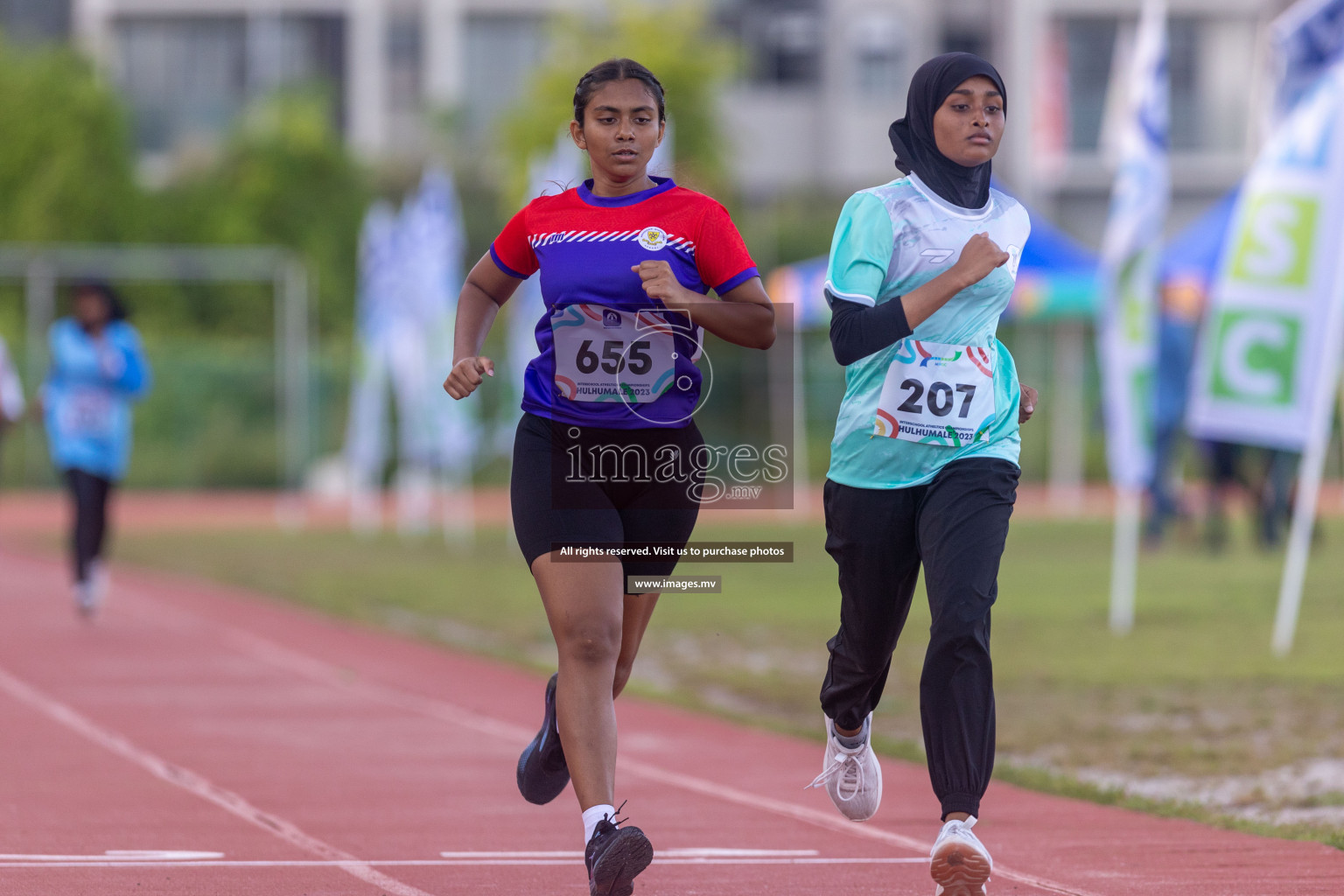 Day two of Inter School Athletics Championship 2023 was held at Hulhumale' Running Track at Hulhumale', Maldives on Sunday, 15th May 2023. Photos: Shuu/ Images.mv