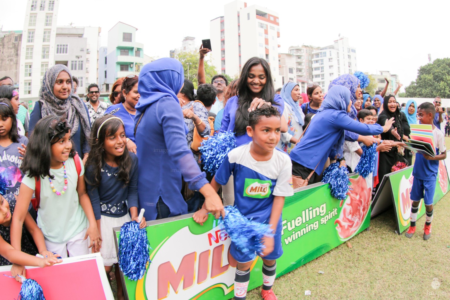 Finals of Milo Kids Football Fiesta in Male', Maldives, Saturday, February 18, 2017.(Images.mv Photo/ Abdullah Sham).