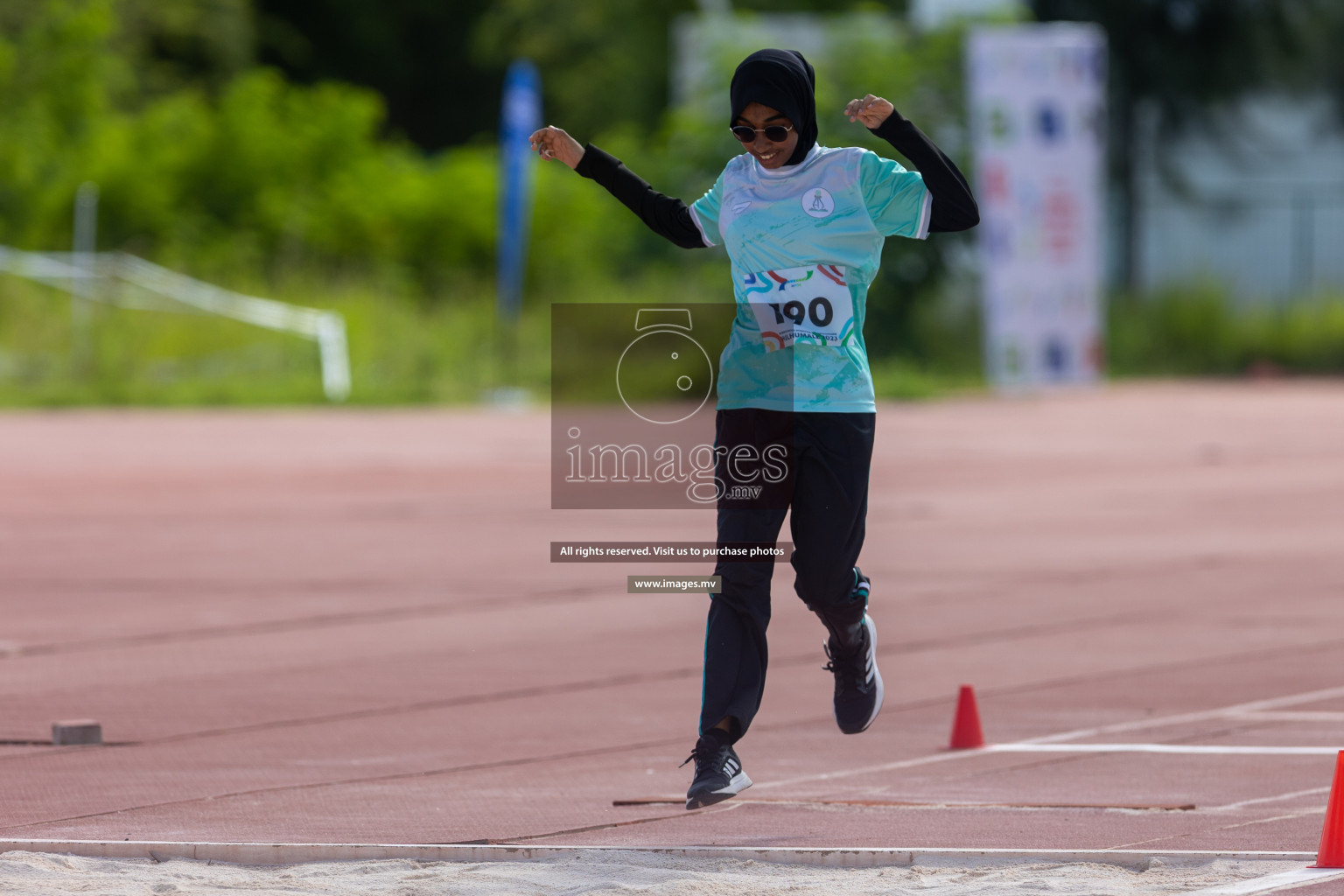 Day two of Inter School Athletics Championship 2023 was held at Hulhumale' Running Track at Hulhumale', Maldives on Sunday, 15th May 2023. Photos: Shuu/ Images.mv