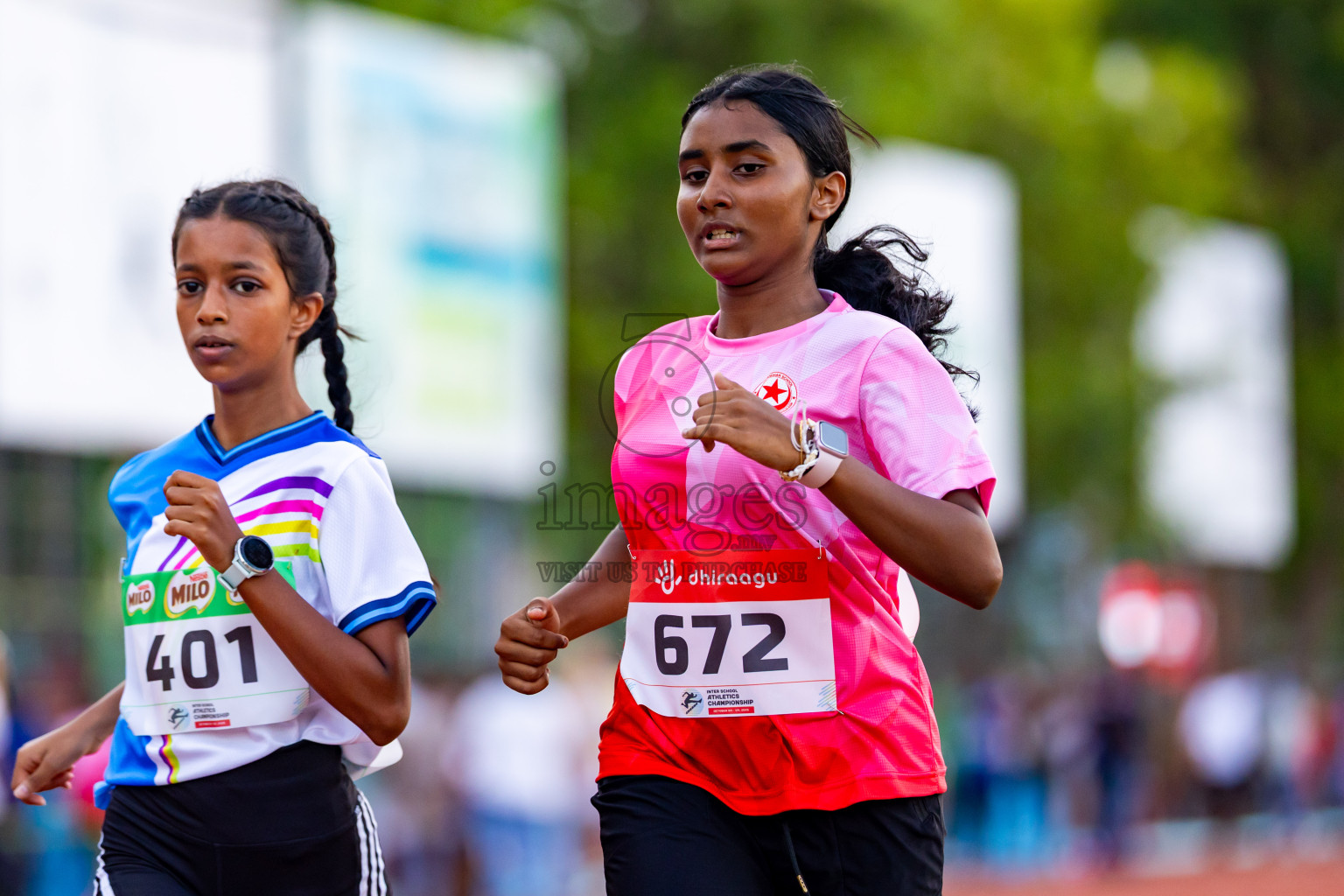 Day 4 of Inter-school Athletics Championship 2025 held in Ekuveni Synthetic Track, Male', Maldives on Thursday, 09th October 2025. Photos by: Nausham Waheed / Images.mv