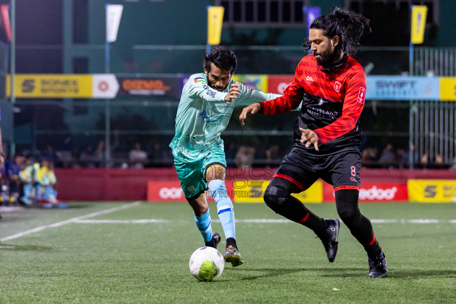 AA. Bodufolhudhoo  VS  AA. Thoddoo in Day 11 of Golden Futsal Challenge 2024 was held on Thursday, 25th January 2024, in Hulhumale', Maldives
Photos: Nausham Waheed / images.mv