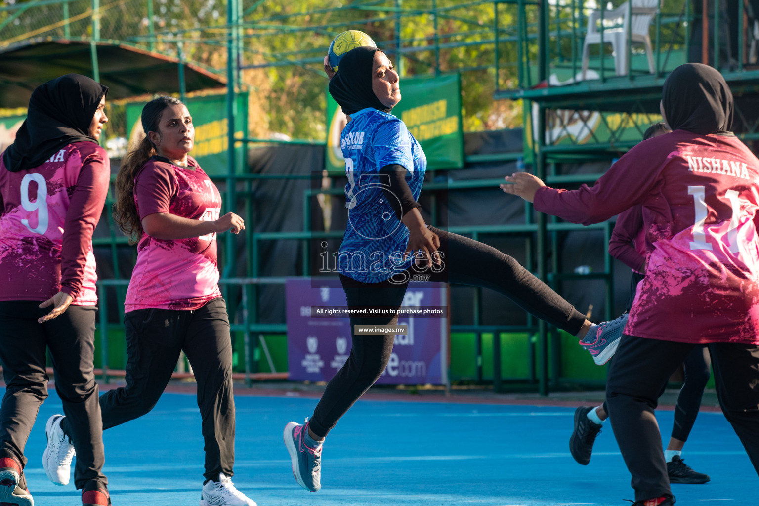 Day 10 of 6th MILO Handball Maldives Championship 2023, held in Handball ground, Male', Maldives on 29th May 2023 Photos: Nausham Waheed/ Images.mv