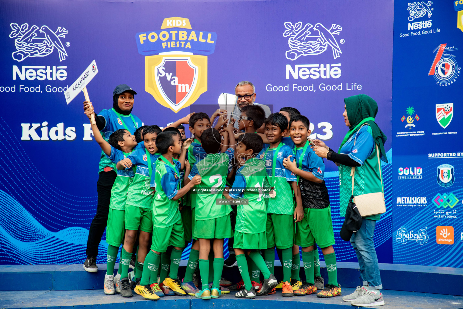 Finals & Closing Ceremony of Nestlé Kids Football Fiesta 2023 held in Male', Maldives on 25 February 2023