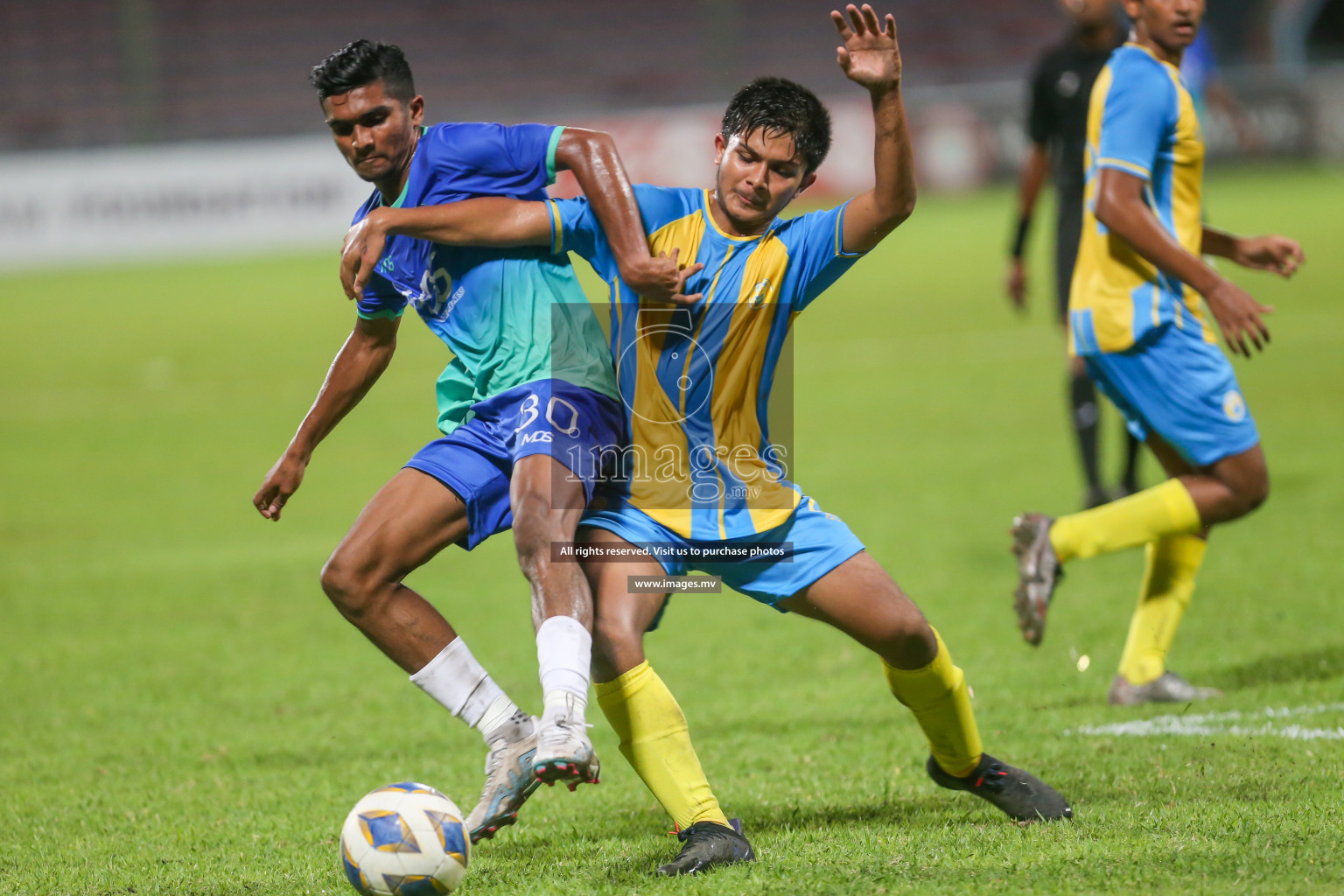 President's Cup 2023 - Club Valencia vs Super United Sports, held in National Football Stadium, Male', Maldives  Photos: Mohamed Mahfooz Moosa/ Images.mv