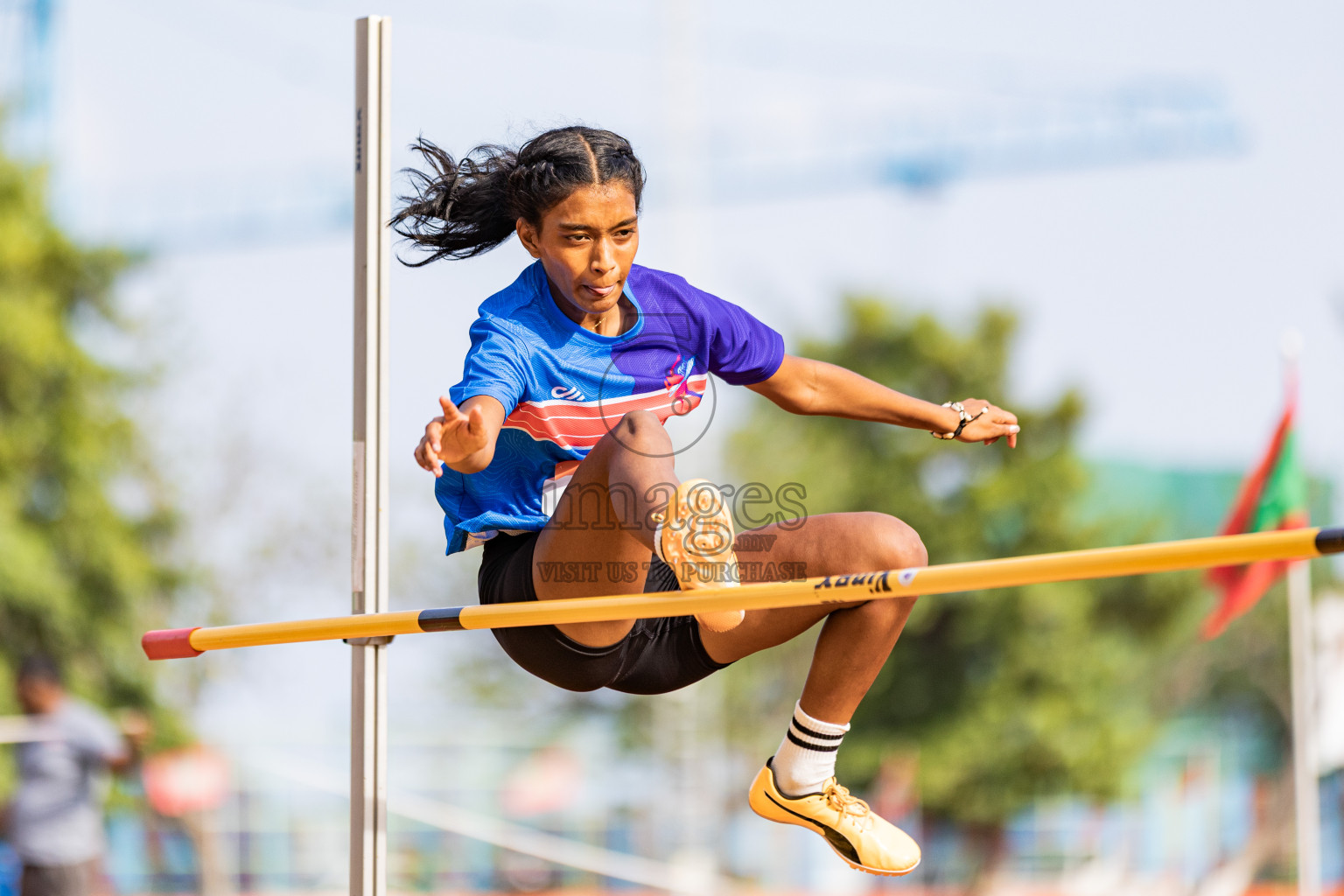 Day 1 of National Athletics Championship 2025 was held at Ekuveni Running Ground in Male', Maldives on Thursday, 14th August 2025. Photos: Areef Adam / images.mv