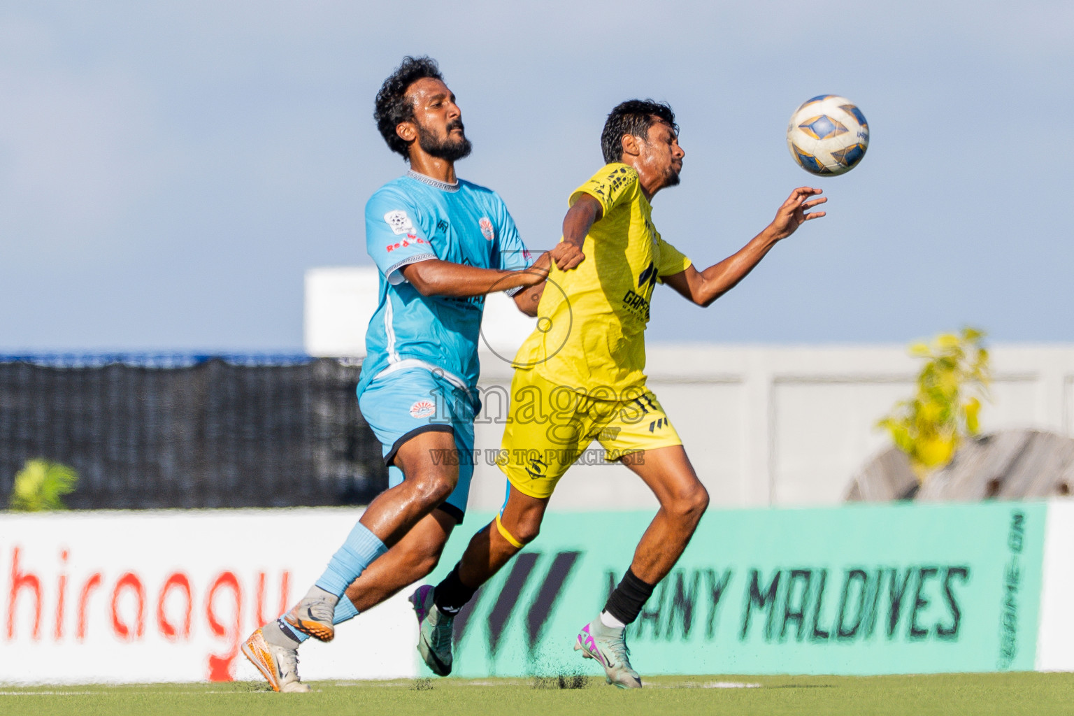 Final Match Irumathi Sports VS Velaa Sports Club in Day 9 of Eydhafushi Cup 2025 held in Eydhafushi Football Stadium at B. Eydhafushi, Maldives on Monday, 15th September 2025. Photos: Arif Rasheed / images.mv