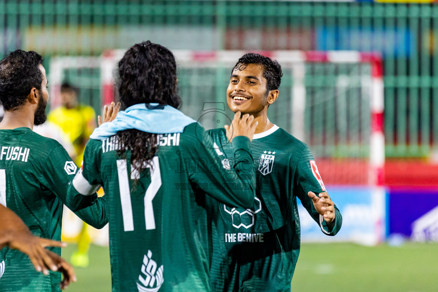 Th Thimarafushi vs Th Hirilandhoo in Thaa Atoll Finals Day 26 of Golden Futsal Challenge 2025 was held on Thursday , 30th January 2025, in Hulhumale', Maldives. Photos: Nausham Waheed / images.mv