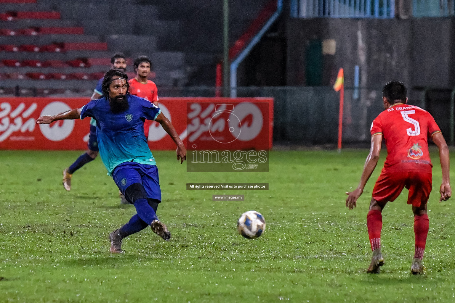 Super United Sports vs Da Grande in Dhivehi Premier League Qualification 22 on 30th Aug 2022, held in National Football Stadium, Male', Maldives Photos: Nausham Waheed / Images.mv