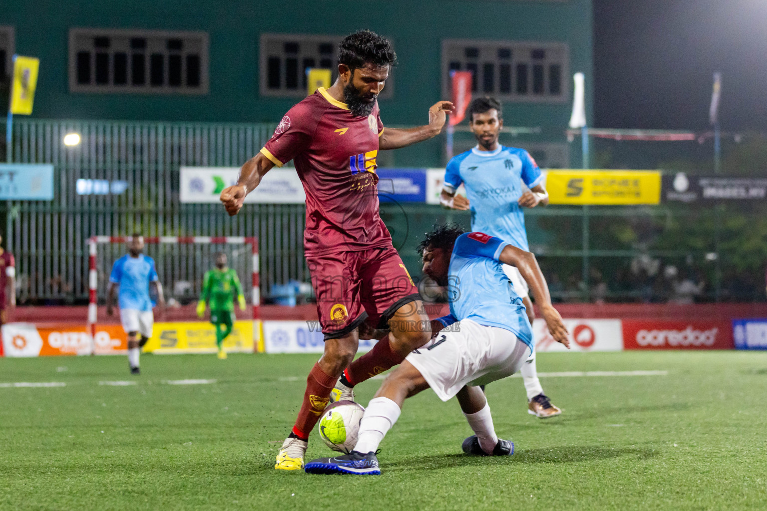 V Keyodhoo vs V Felidhoo in Day 29 of Golden Futsal Challenge 2024 was held on Tuesday , 13th February 2024 in Hulhumale', Maldives Photos: Nausham Waheed / images.mv