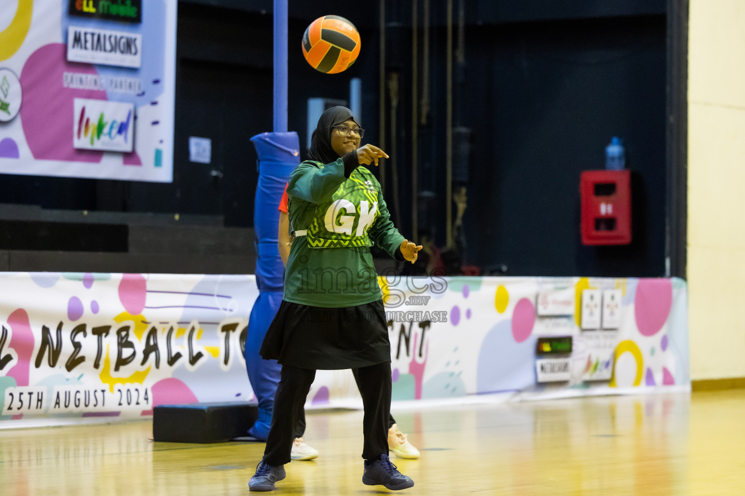 Day 11 of 25th Inter-School Netball Tournament was held in Social Center at Male', Maldives on Wednesday, 21st August 2024.