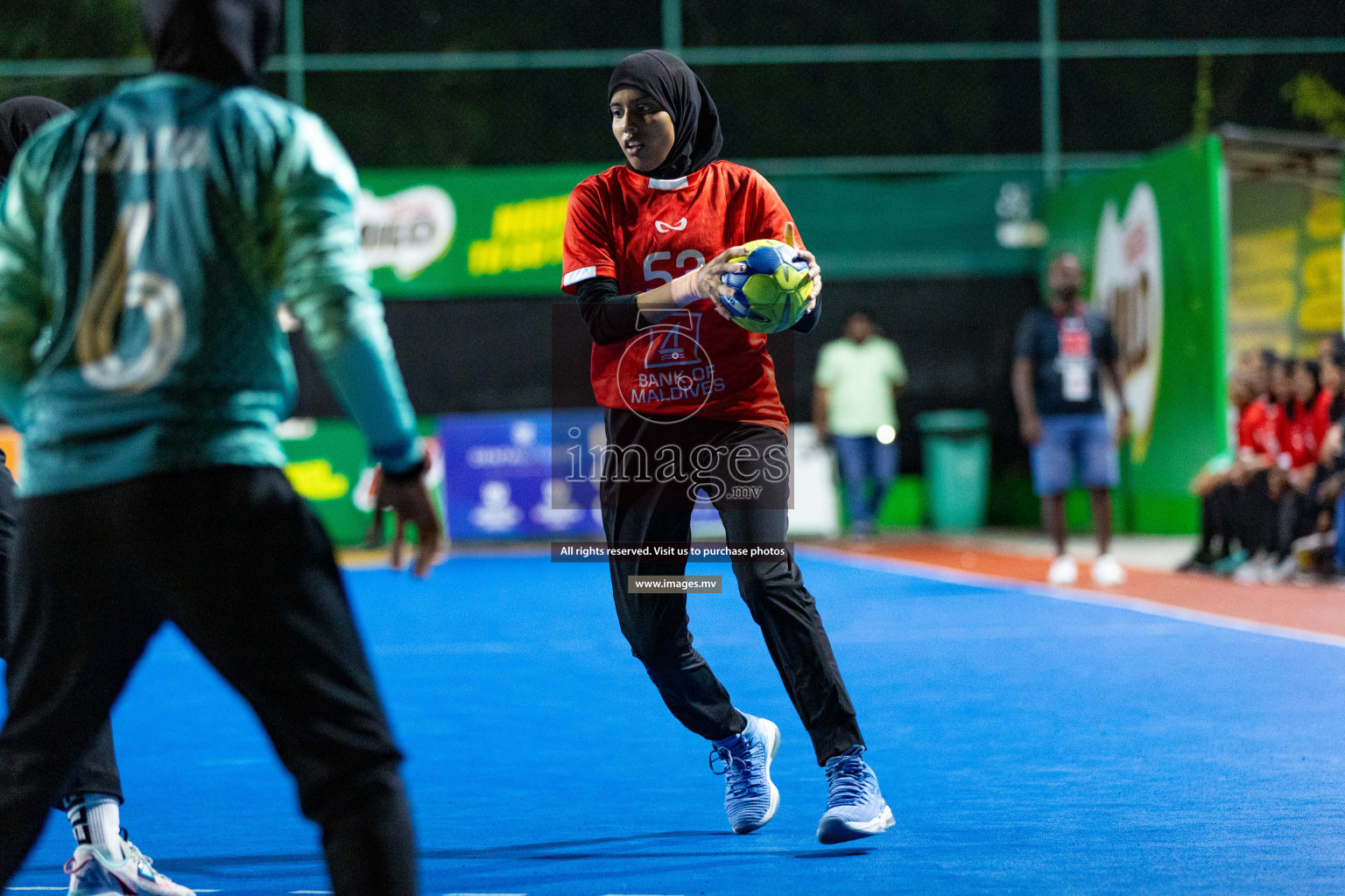 Day 1 of 7th Inter-Office/Company Handball Tournament 2023, held in Handball ground, Male', Maldives on Friday, 16th September 2023 Photos: Nausham Waheed/ Images.mv