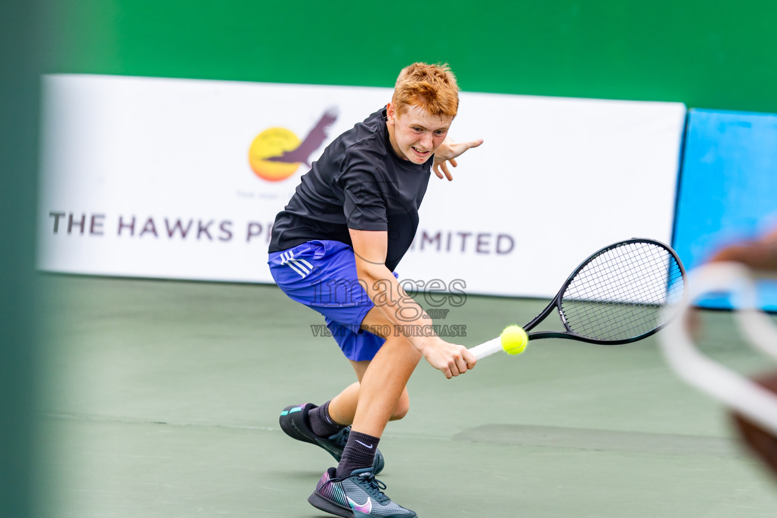 Day 7 of ATF Maldives Junior Open Tennis was held in Male' Tennis Court, Male', Maldives on Wednesday, 18th December 2024. Photos: Nausham Waheed/ images.mv