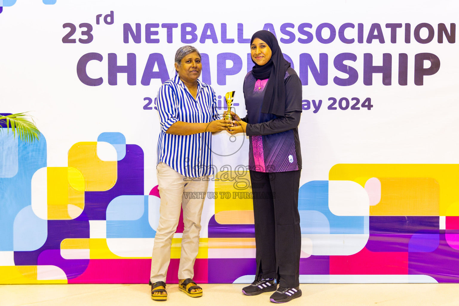 Final of 23rd Netball Association Championship was held in Social Canter at Male', Maldives on Sunday, 5th May 2024. Photos: Nausham Waheed / images.mv