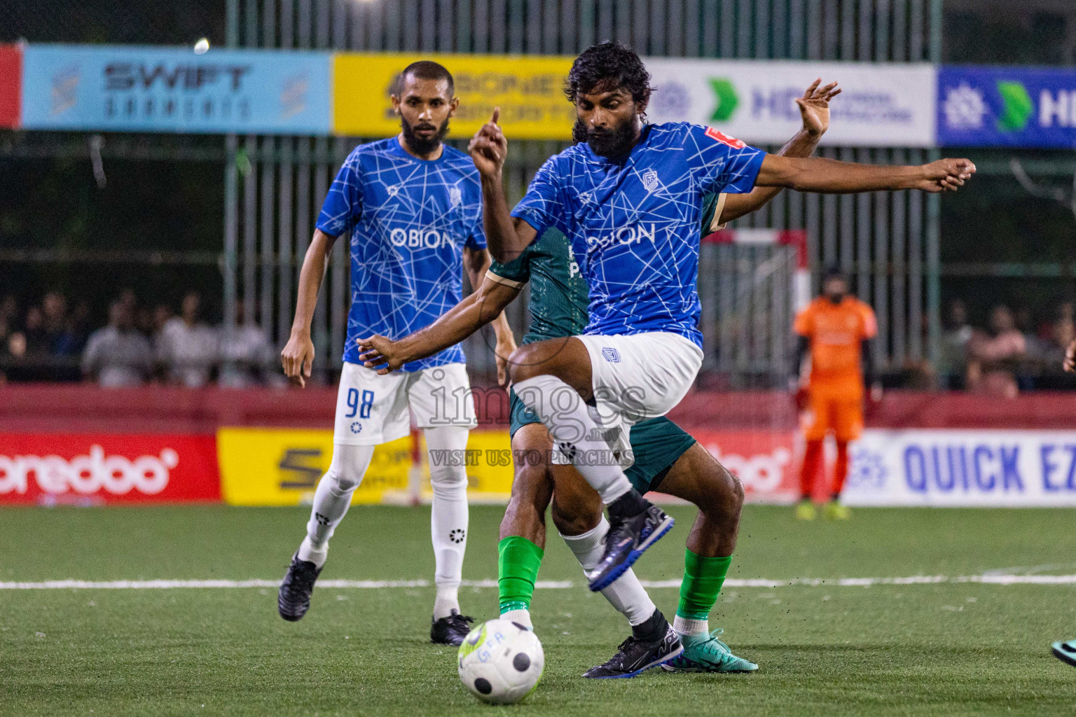 HDh Neykurendhoo vs HDh Naivaadhoo in Golden Futsal Challenge 2024 was held on Tuesday, 16th January 2024, in Hulhumale', Maldives
Photos: Ismail Thoriq / images.mv