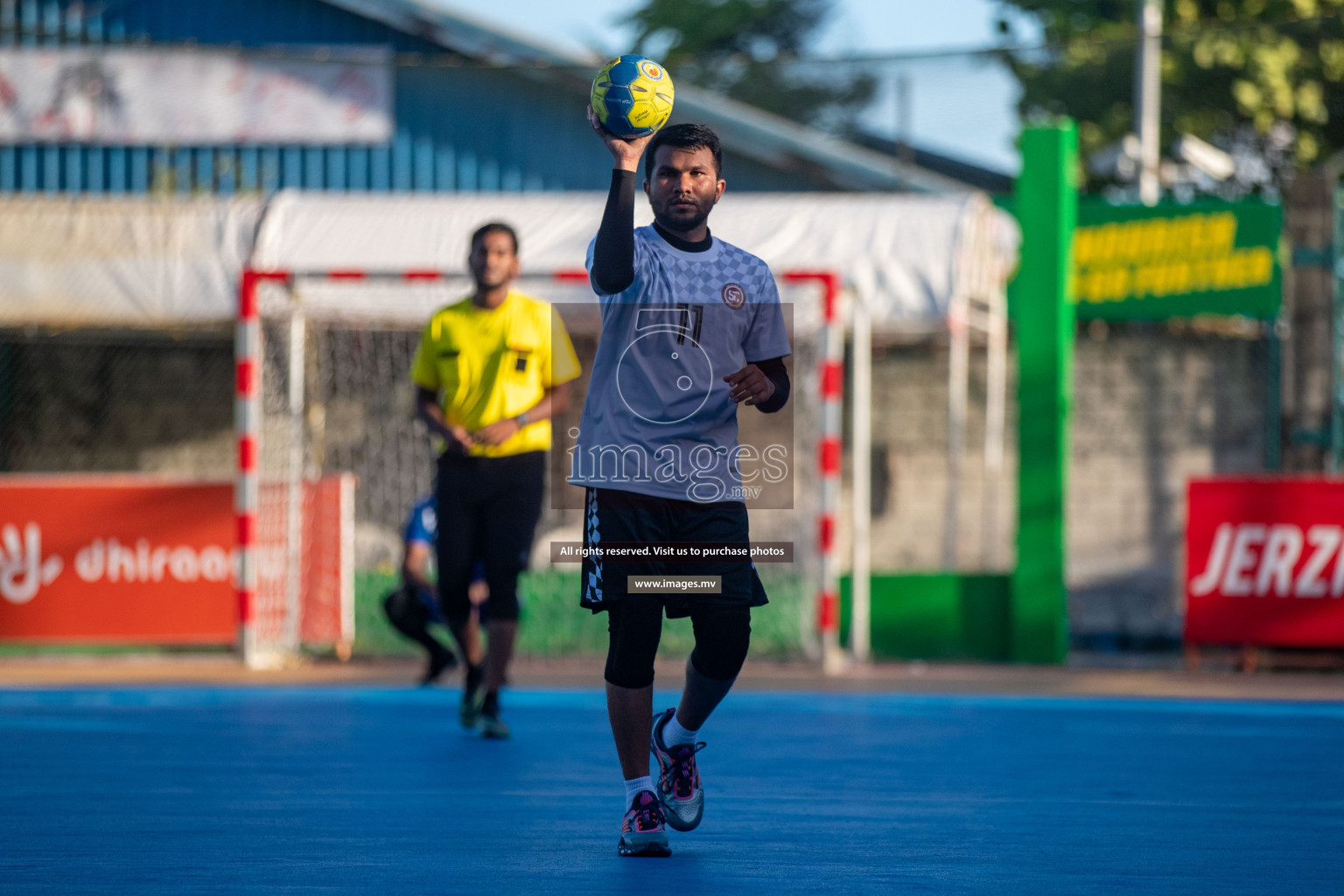 Day 9 of 6th MILO Handball Maldives Championship 2023, held in Handball ground, Male', Maldives on 28th May 2023 Photos: Nausham Waheed/ Images.mv