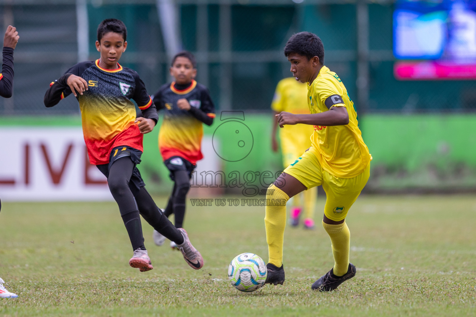 Eagles vs Maziya (U12) in Dhivehi Youth League 2024 - Day 2. Matches held at Henveiru Stadium on 22nd November 2024 , Friday. Photos: Shuu Abdul Sattar/ Images.mv