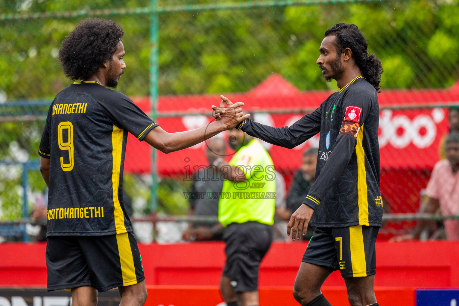 ADh Dhangethi vs ADh Hangnaameedhoo in Day 10 of Golden Futsal Challenge 2025 was held on Tuesday, 14th January 2025, in Hulhumale', Maldives Photos: Shuu Abdul Sattar / images.mv