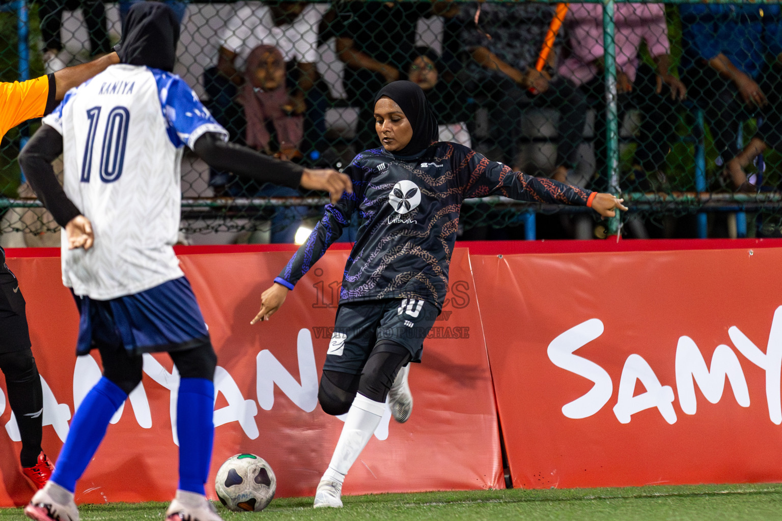 POLICE CLUB vs TEAM DHARUMAVANTHA in Eighteen Thirty 2024 held in Rehendi Futsal Ground, Hulhumale', Maldives on Monday, 9th September 2024. Photos: Mohamed Mahfooz Moosa / images.mv