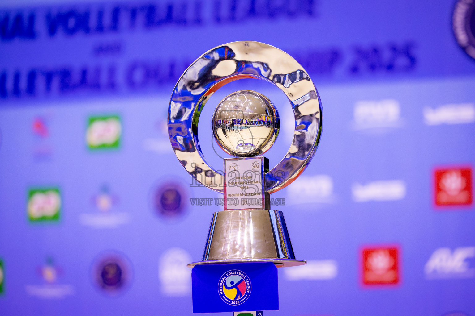 Police Club vs Club Wamco in the Final of Women's Division of National Volleyball League 2025 held in Male', Maldives on Sunday, 27th April 2025 at Social Center Indoor Hall Photos By: Nausham Waheed / images.mv