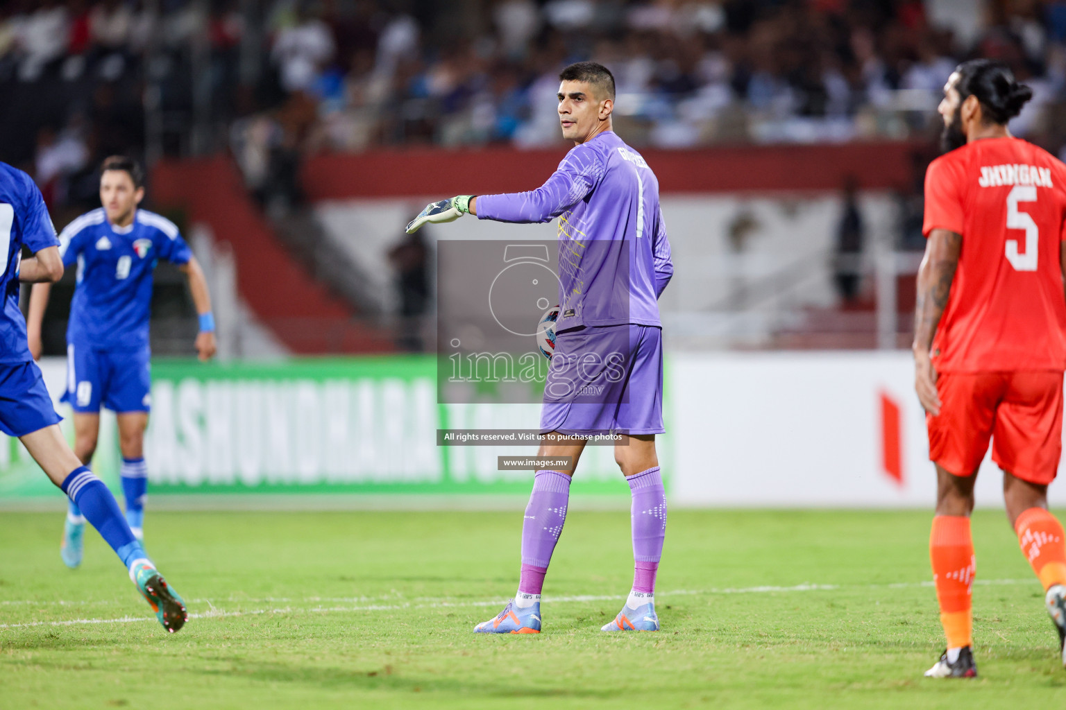 Kuwait vs India in the Final of SAFF Championship 2023 held in Sree Kanteerava Stadium, Bengaluru, India, on Tuesday, 4th July 2023. Photos: Nausham Waheed / images.mv