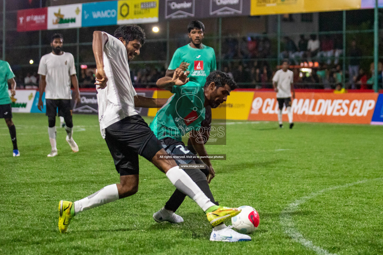 United BML vs Club Airports in Club Maldives Cup 2022 was held in Hulhumale', Maldives on Saturday, 15th October 2022. Photos: Hassan Simah/ images.mv