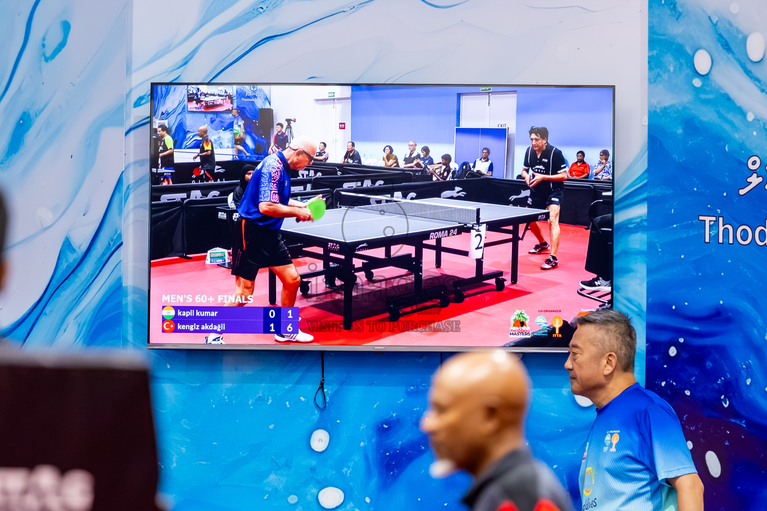Day 4 of 1st Thoddoo Masters Table Tennis Tournament was held on Sunday, 24th August 2025 in AA Thoddoo, Maldives. Photos: Nausham Waheed / images.mv