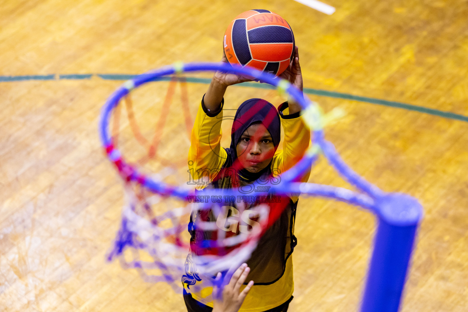 Day 13 of 25th Inter-School Netball Tournament was held in Social Center at Male', Maldives on Saturday, 24th August 2024. Photos: Nausham Waheed / images.mv