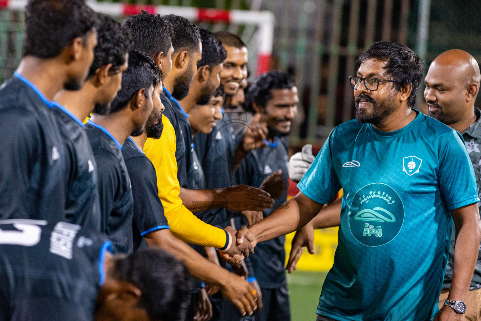 R Dhuvaafaru vs R Alifushi in Golden Futsal Challenge 2024 was held on Tuesday, 16th January 2024, in Hulhumale', Maldives
Photos: Ismail Thoriq / images.mv