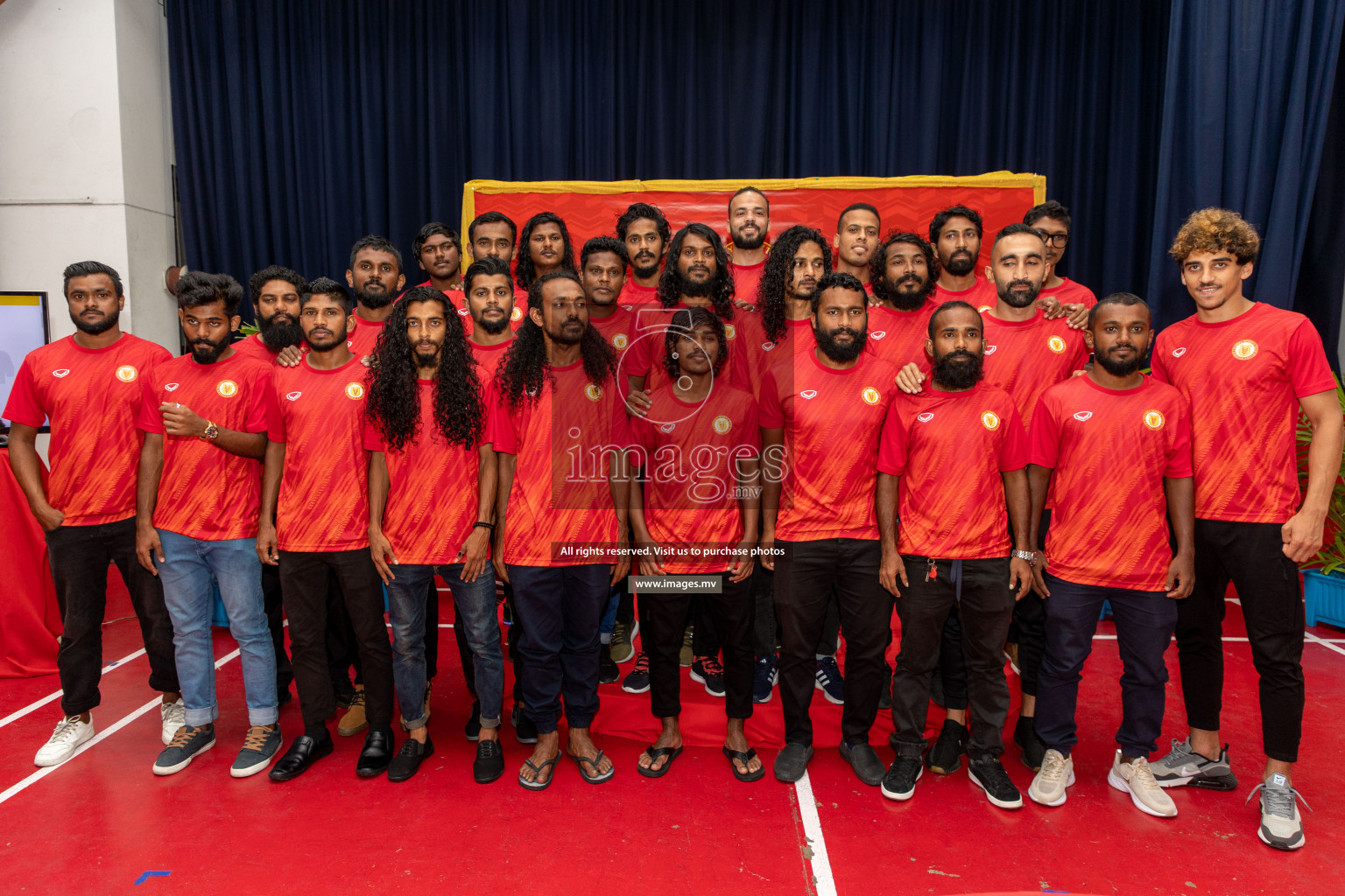 Victory Sports Club Jersey Unveiling 2022 on 14th July 2022, held in Jamaaludheen School Hall, Male', Maldives  Photos: Hassan Simah / Images.mv