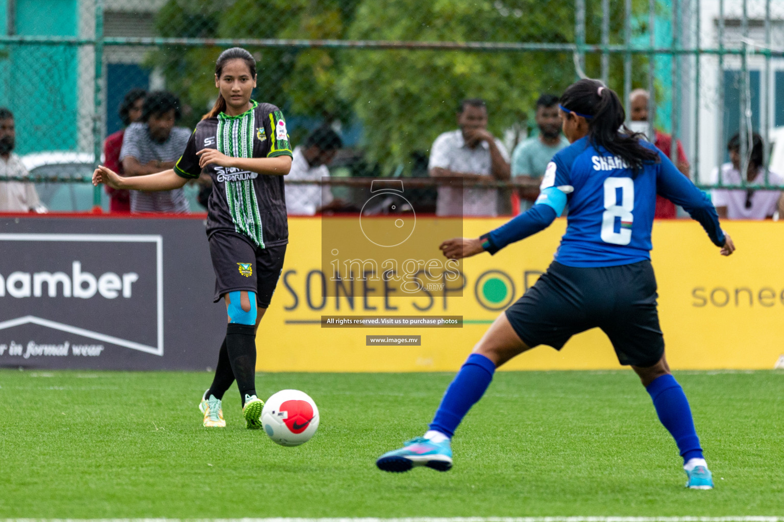 WAMCO vs Team Fenaka in Eighteen Thirty Women's Futsal Fiesta 2022 was held in Hulhumale', Maldives on Friday, 14th October 2022. Photos: Hassan Simah / images.mv