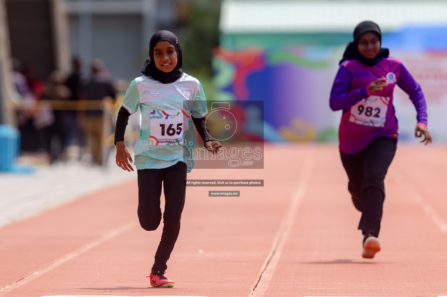 Day two of Inter School Athletics Championship 2023 was held at Hulhumale' Running Track at Hulhumale', Maldives on Sunday, 15th May 2023. Photos: Shuu/ Images.mv